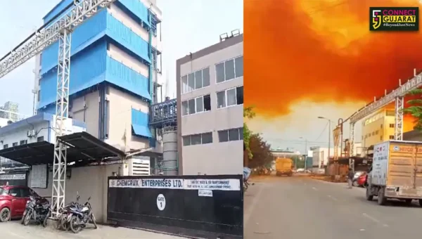 અંકલેશ્વર: GIDCની કેમક્રક્ષ કંપનીમાં ગેસ ગળતર, ઘાટા પીળા રંગના આવરણ છવાતા ગભરાટ