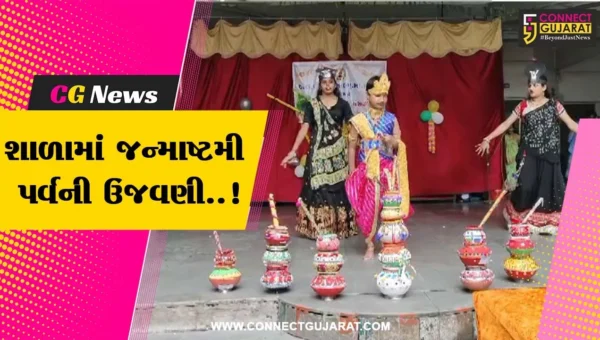 અંકલેશ્વરની એસવીએમ ગુજરાતી માધ્યમ શાળામાં જન્માષ્ટમી પર્વની ઉત્સાહભેર ઉજવણી કરાઈ