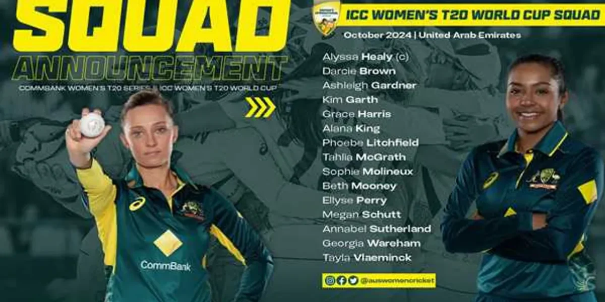 ICC ટી-20 મહિલા વર્લ્ડ કપ માટે ઓસ્ટ્રેલિયાની ટીમની કરાઇ જાહેરાત