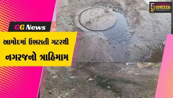 ભરૂચ : આમોદમાં ઉભરાતી ગટરથી નગરજનો ત્રાહિમામ, રજૂઆતો સામે પાલિકા તંત્રના ઠાલા વચનો..!