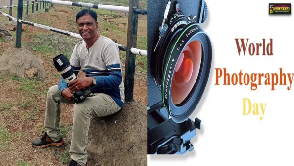 ભરૂચના સિનિયર તસવીરકારે વિશ્વ ફોટોગ્રાફી દિવસ નિમિત્તે તસવીરકારોને પાઠવી શુભેચ્છા