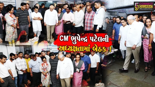 વડોદરા: પુરની પરિસ્થિતિ બાબતે CMની અધ્યક્ષતામાં બેઠક યોજાઇ