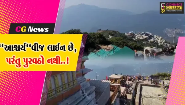 જુનાગઢ : ગિરનાર પર 11 કેવીની વીજ લાઈન હોવા છતાં અંધકાર, વીજ પુરવઠા માટે લોકાર્પણની રાહ જોવાઈ રહી છે