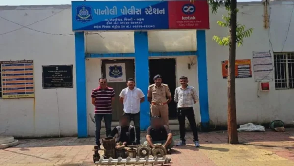 અંકલેશ્વર: પાનોલીની કામધેનું ન્યુટ્રીયનટ્સ કંપનીમાં ઇલેક્ટ્રિક સામાનની ચોરી કરનાર 2 આરોપીની પોલીસે કરી ધરપકડ