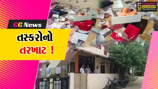અંકલેશ્વર: નવા બોરભાઠાની શ્રીનાથપાર્ક સોસા.ના બંધ મકાનમાંથી રૂ.4.95 લાખના માલમત્તાની ચોરી