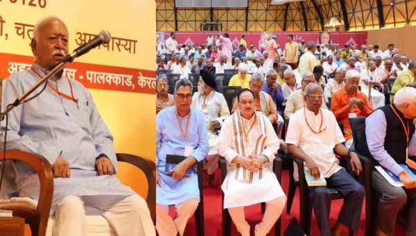 કેરળના પલક્કડમાં રાષ્ટ્રીય સ્વયંસેવક સંઘ (RSS)ની 3 દિવસીય વાર્ષિક સંકલન બેઠકનો આજે બીજો દિવસ