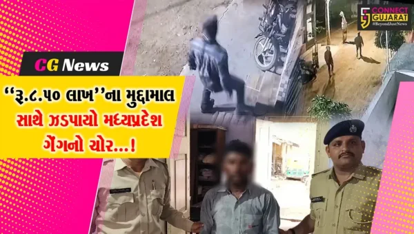 સુરેન્દ્રનગર : ઘરફોડ ચોરી કરતી મધ્યપ્રદેશ ગેંગના ચોરની રૂ.8.50 લાખના મુદ્દામાલ સાથે પોલીસે કરી ધરપકડ