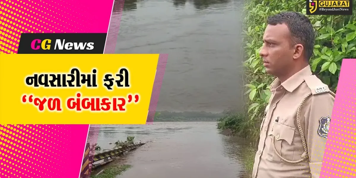 નવસારી : અ’વિરત વરસાદ વરસતા પૂર્ણા નદીની સપાટીમાં સતત વધારો, કાંઠા સહિત નીચાણવાળા વિસ્તારોમાં એલર્ટ