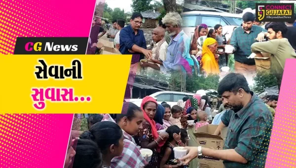 ભરૂચ : વાલિયાના પૂર અસરગ્રસ્ત ગામોમાં ખાદ્યસામગ્રીનું વિતરણ, ભારત વિકાસ પરિષદ-વિપ્ર ફાઉન્ડેશનનું “સેવાકાર્ય”