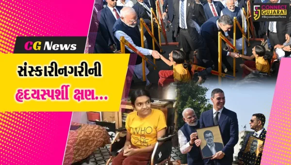 વડોદરા : PM મોદીએ પોતાનો કાફલો રોકાવી દિવ્યાંગ વિદ્યાર્થિનીને મળ્યા, દિયાએ બન્ને PMની તસવીરવાળી ફ્રેમ ભેટ આપી…