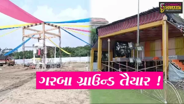 અંકલેશ્વર: ખેલૈયાઓને આવકારવા ગરબા ગ્રાઉન્ડ પર અંતિમ તબક્કાની તૈયારીઓ !