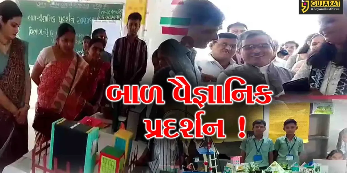 અંકલેશ્વર: નવા દીવા ગામની પ્રાથમિક શાળામાં બાળ વૈજ્ઞાનિક પ્રદર્શન યોજાયું,45 કૃતિઓ રજૂ કરાય