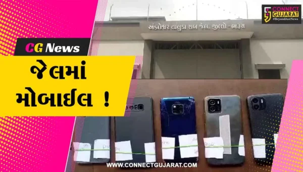 અંકલેશ્વર: સબજેલમાંથી 5 મોબાઈલ મળી આવ્યા, SOGના સરપ્રાઈઝ ચેકીંગમાં ભાંડો ફૂટ્યો