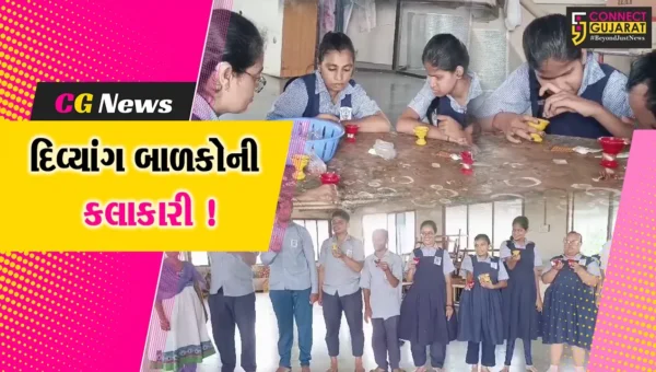 ભરૂચ: કલરવ શાળાના દિવ્યાંગ બાળકો દ્વારા તૈયાર કરાયા કલાત્મક દિવડા,તમે ખરીદવા જાવ એની જુએ છે રાહ