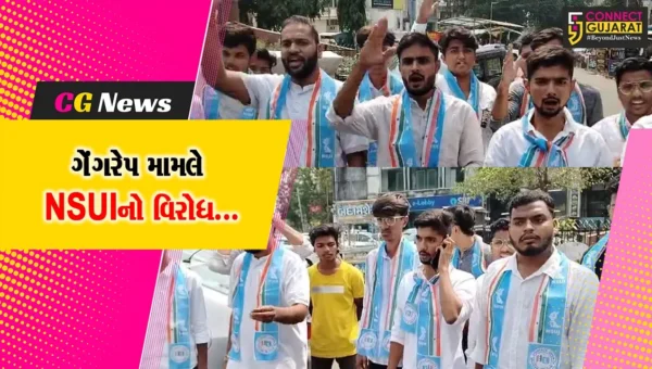 વડોદરા ગેંગરેપ મામલે ગૃહ રાજ્યમંત્રીના રાજીનામાની માંગ સાથે NSUIનો ઉગ્ર દેખાવો…