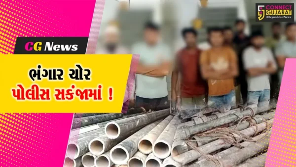 ભરૂચ: વાગરા પોલીસે 2 અલગ અલગ મામલામાં 9 ભંગાર ચોરની કરી ધરપકડ, રૂ.15 લાખથી વધુનો મુદ્દામાલ જપ્ત