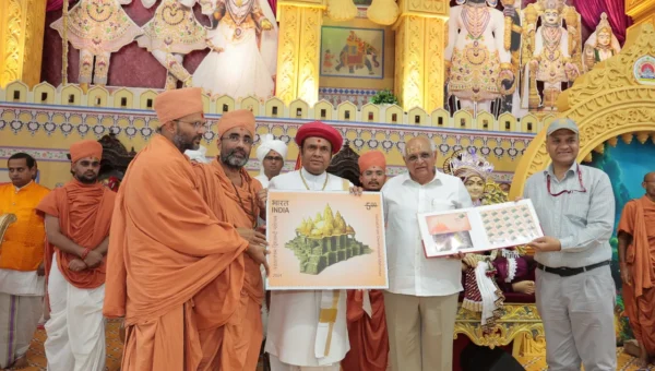 ખેડા : ભારત સરકારે વડતાલના સુવર્ણ મંદિરની પોસ્ટલ ટિકિટ બહાર પાડી, મુખ્યમંત્રી ભુપેન્દ્ર પટેલના હસ્તે અનાવરણ કરાયું