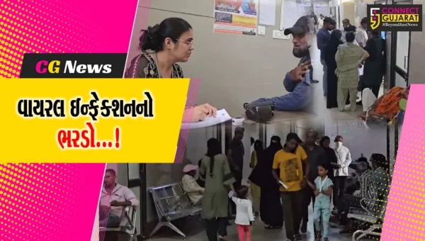 ભરૂચ જિલ્લામાં વાયરલ ઇન્ફેક્શનથી થતા રોગોનાં દર્દીઓથી હોસ્પિટલ ઉભરાયા