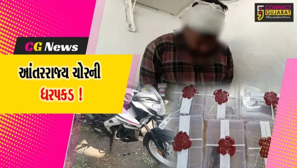 અંકલેશ્વર: ચોરીના ગુનામાં સંડોવાયેલ રીઢા ગુનેગારની ધરપકડ, 58 ગુનામાં સંડોવણી હોવાનું બહાર આવ્યું