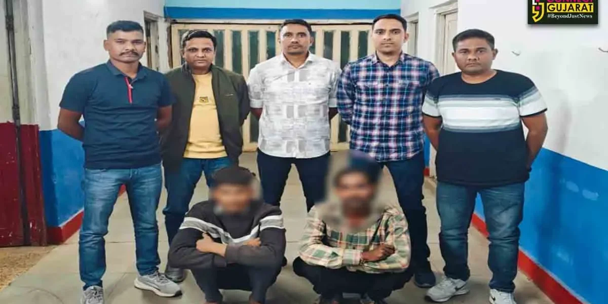 ભરૂચ: પેરોલ ફર્લો સ્કોડની ટીમે ઝઘડિયામાં મારામારીના ગુનામાં ફરાર 2 આરોપીઓની કરી ધરપકડ
