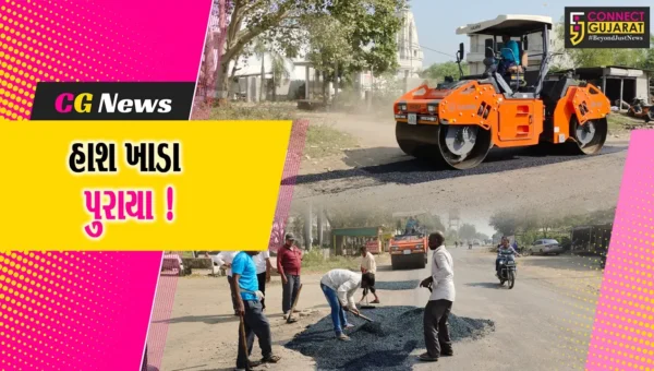ભરૂચ: ઝાડેશ્વર ચોકડીથી શુકલતીર્થને જોડતા માર્ગ પર આખરે પેચવર્કની કામગીરી હાથ ધરાય
