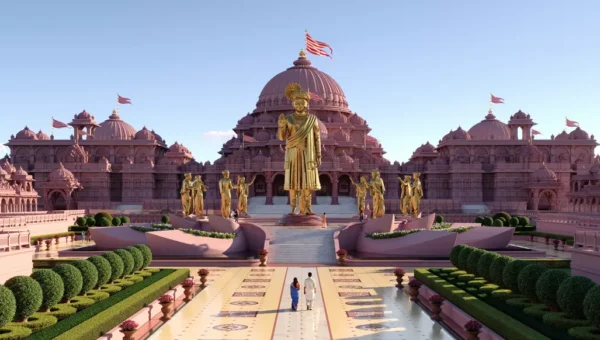 ખેડા : તીર્થરાજ વડતાલ ધામમાં પવિત્ર ગોમતીજીના તટે નિર્માણ પામશે અલૌકિક અક્ષરભુવન
