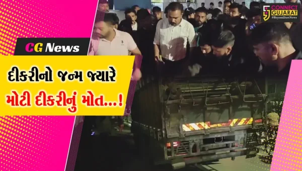 વડોદરા: હોસ્પિટલમાં નવજાત દીકરીને મળવા જતા સમયે મોટી દીકરી કાળનો કોળિયો બની