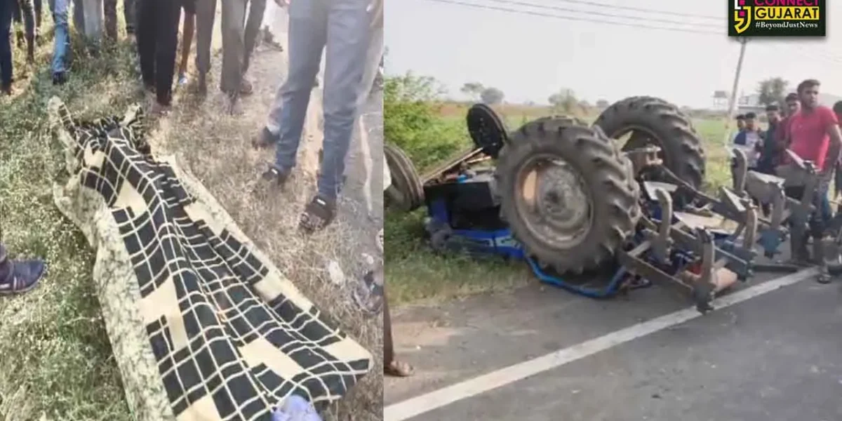 ભરૂચ: આમોદના આછોદ ગામ નજીક ટ્રક ચાલકે ટ્રેક્ટરને ટક્કર મારતા અકસ્માત, ટ્રેકટર સવાર એક વ્યક્તિનું મોત