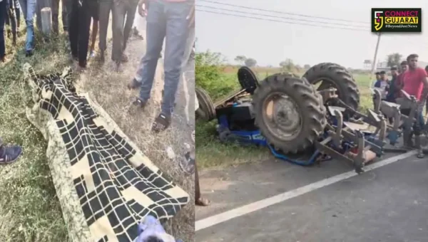 ભરૂચ: આમોદના આછોદ ગામ નજીક ટ્રક ચાલકે ટ્રેક્ટરને ટક્કર મારતા અકસ્માત, ટ્રેકટર સવાર એક વ્યક્તિનું મોત