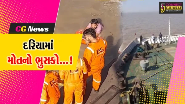 સુરત: ઘોઘાથી હજીરા આવતી રો રો ફેરીમાંથી યુવકે માર્યો દરિયામાં મોતનો ભુસકો
