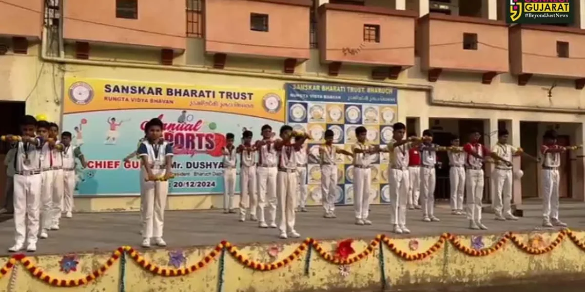 ભરૂચ : સંસ્કાર ભારતી ટ્રસ્ટ સંચાલિત રૂંગટા વિદ્યા ભવનનો વાર્ષિક રમતોત્સવ યોજાયો…