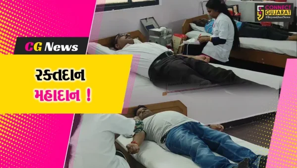 અંકલેશ્વર: અતુલ હાઉસિંગ કોલોની ખાતે સ્વૈચ્છિક રક્તદાન કેમ્પ યોજાયો