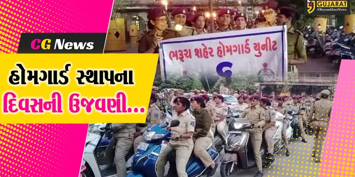ભરૂચ : હોમગાર્ડ સ્થાપના દિવસ નિમિત્તે બાઇક રેલી સહિત મશાલ રેલી યોજાય, મોટી સંખ્યામાં હોમગાર્ડના જવાનો જોડાયા…