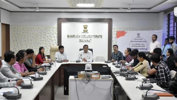 ભરૂચ: કલેક્ટર ગૌરાંગ મકવાણાના અધ્યક્ષસ્થાને સુશાસન સપ્તાહ નિમિત્તે વર્કશોપ યોજાયો