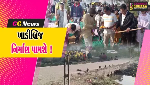 અંકલેશ્વર: કાપોદ્રા ગામે રૂ.1.40 કરોડના ખર્ચે નિર્માણ પામનાર ખાડીબ્રિજના કાર્યનું કરાયુ ખાતર્મુહુત