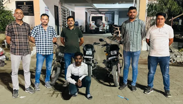 ભરૂચ: SOGએ વિશ્વાસ પ્રોજેક્ટના ઉપયોગથી ચોરીની 3 બાઈક સાથે આરોપીની કરી ધરપકડ