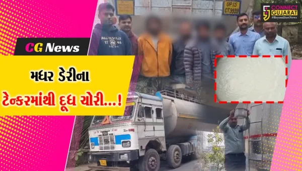 નવસારી: મધર ડેરીના દૂધના ટેન્કરમાંથી દૂધની ચોરી કરી પાણી ઉમેરવાનું કૌભાંડ ઝડપાયું,SOGએ ચાર આરોપીની કરી ધરપકડ