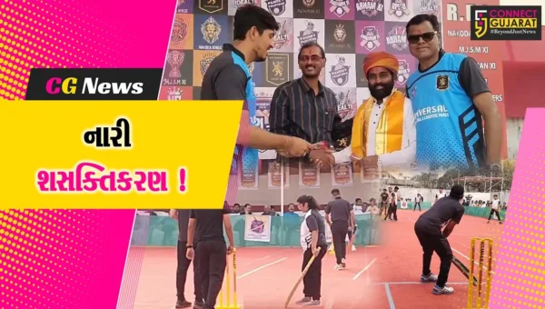 અંકલેશ્વર: રાજસ્થાન સમાજ દ્વારા ક્રિકેટ ટુર્નામેન્ટનું આયોજન, દરેક ટીમમાં 1-1 દીકરી રમી