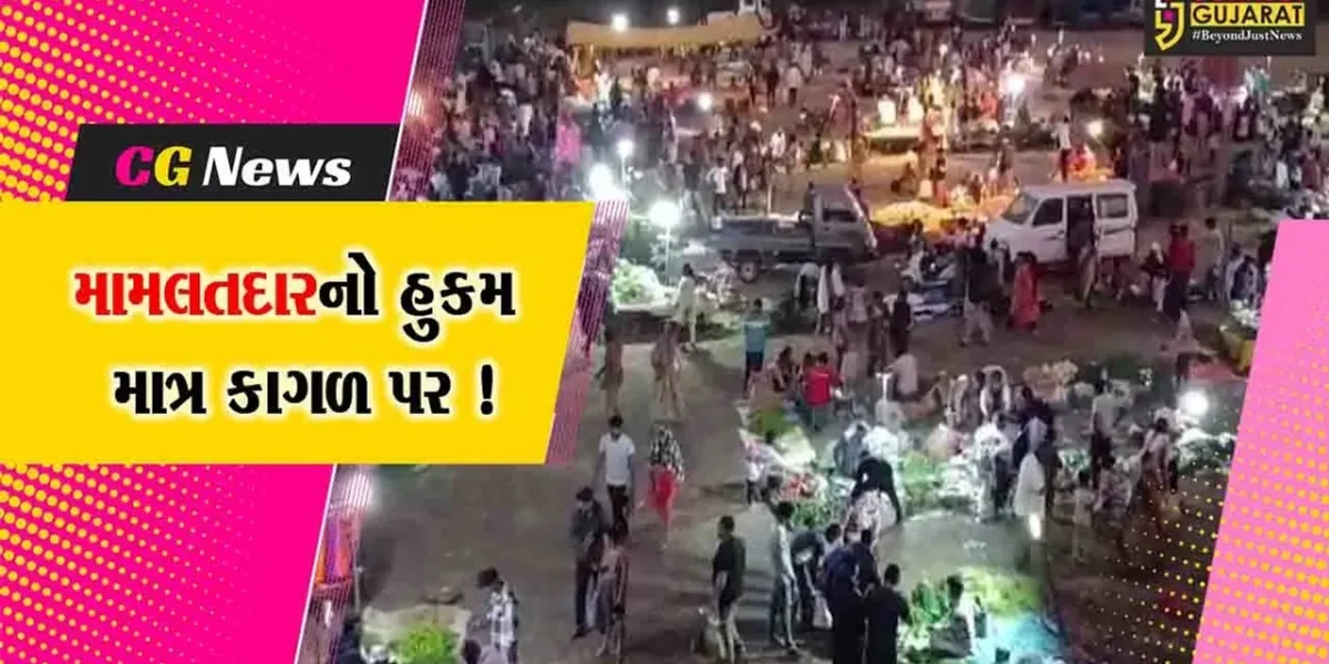 અંકલેશ્વર: મામલતદારના મનાઈ હુકમ છતા 3 હાટ બજારો ધમધમતા નજરે પડ્યા !