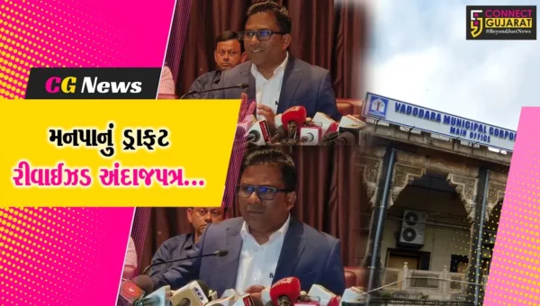 વડોદરા : મનપા કમિશનરે સ્થાયી સમિતિમાં વર્ષ 2025-26નું રૂ. 6200 કરોડનું અંદાજપત્ર રજૂ કર્યું…