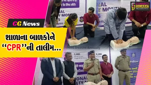 સુરત : હાર્ટ એટેકના કિસ્સાઓને ધ્યાનમાં રાખી ટ્રાફિક પોલીસનું અનોખુ અભિયાન, શાળાઓમાં બાળકોને આપી CPRની તાલીમ…