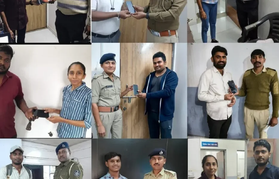 અંકલેશ્વર: B ડિવિઝન પોલીસે ગુમ અથવા ચોરી થયેલ રૂ.1.86 લાખની કિંમતના 9 મોબાઈલ મૂળ માલિકોને પરત કર્યા