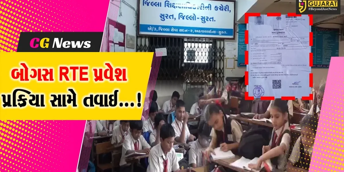 સુરત:ખોટી રીતે RTE હેઠળ પ્રવેશ મેળવનાર સામે થશે ગુન્હો દાખલ, શિક્ષણતંત્રની કાર્યવાહીના પગલે વાલીઓમાં ફફડાટ