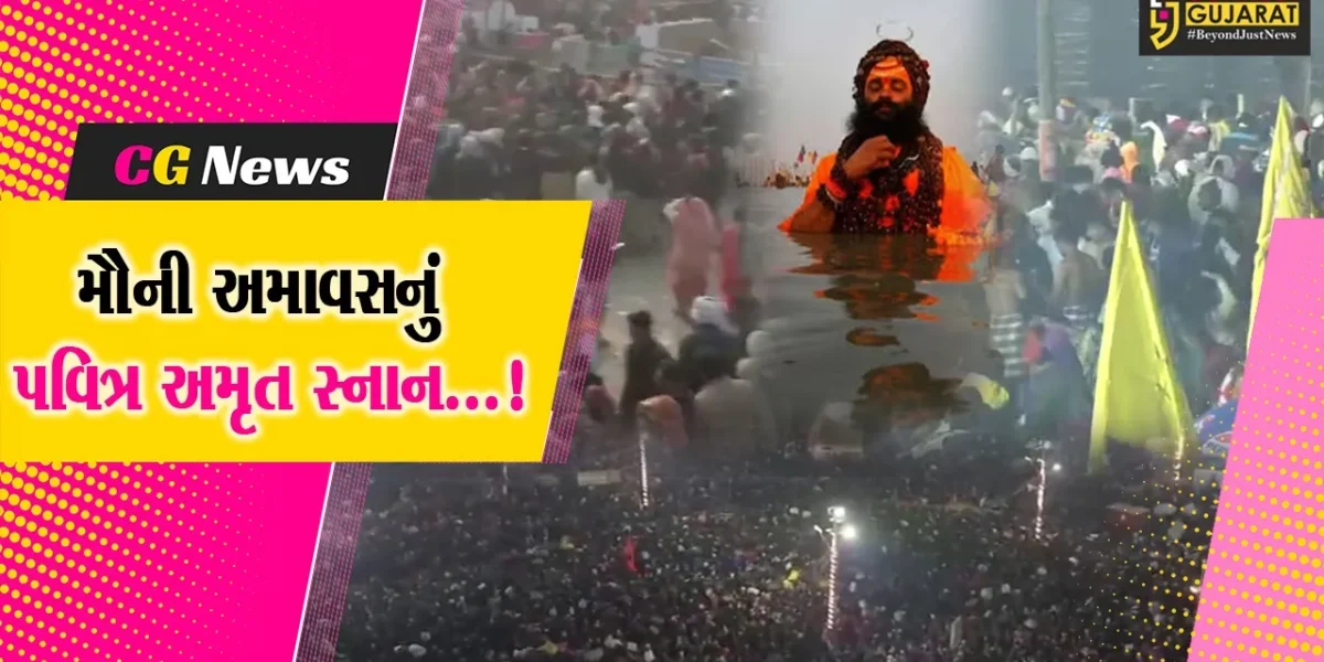 પ્રયાગરાજ : મહાકુંભમાં મૌની અમાવસ્યાના પવિત્ર સ્નાન માટે ઉમટ્યો જનસેલાબ,અમૃત સ્નાનનું છે વિશેષ મહત્વ