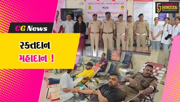 ભરૂચ: RTO કચેરી ખાતે માર્ગ સલામતી માસની ઉજવણી અંતર્ગત રક્તદાન શિબિર યોજાય