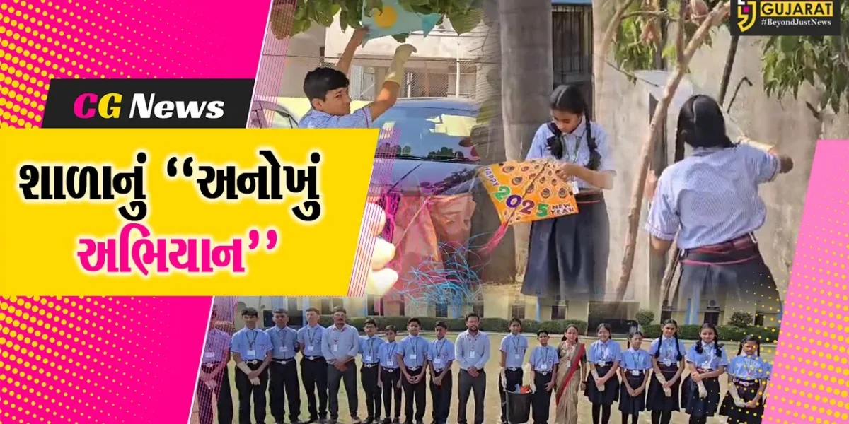ભરૂચ : જય અંબે ઇન્ટરનેશનલ સ્કૂલ દ્વારા અનોખું અભિયાન હાથ ધરાયું, જુઓ વિદ્યાર્થીઓએ બિનજરૂરી પતંગની દોરીનું શું કર્યું..!
