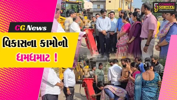 ભરૂચ: સુથીયાપૂરાથી દાંડિયા બજાર સુધી સ્ટ્રોમ વોટર ડ્રેનેજ અને RCC રોડનું થશે નિર્માણ, ખાતર્મુહુત કરાયુ