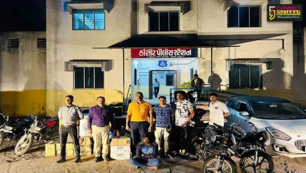 ભરૂચ: હાંસોટ પોલીસે દરિયાઈ માર્ગે થતી વિદેશી દારૂની હેરાફેરીનો કર્યો પર્દાફાશ, વમલેશ્વર ગામેથી રૂ.11.31 લાખની કિંમતનો વિદેશી દારૂ ઝડપાયો