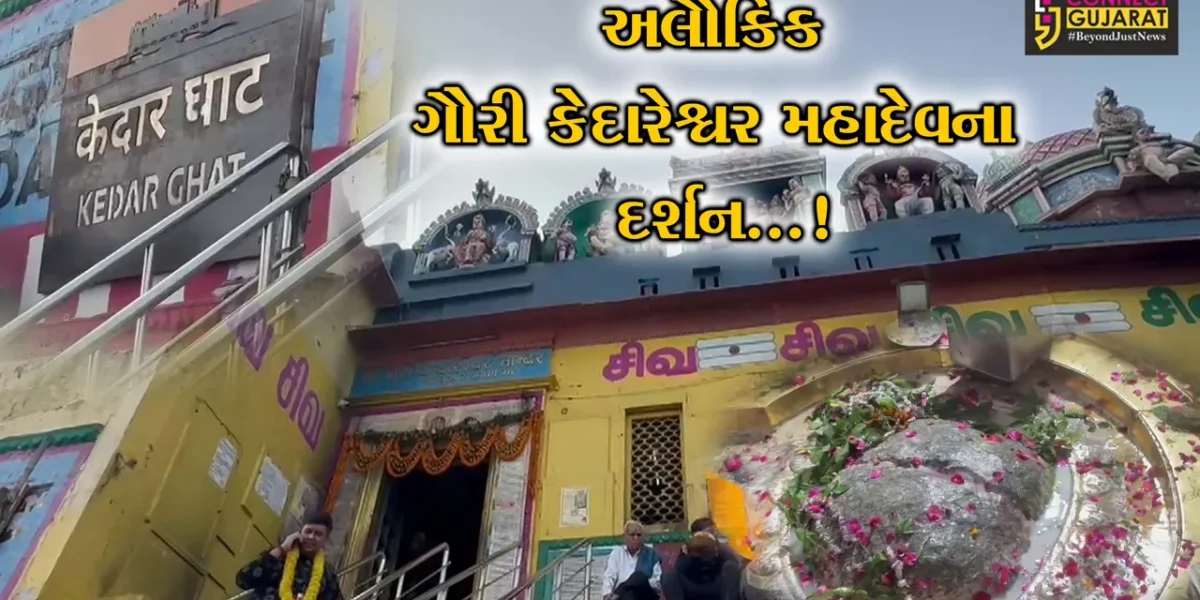 વારાણસી : ગૌરી કેદારેશ્વર મહાદેવ મંદિરમાં શિવલિંગમાં થાય છે,ગૌરી શંકર અને લક્ષ્મી નારાયણ સ્વરૂપના દર્શન