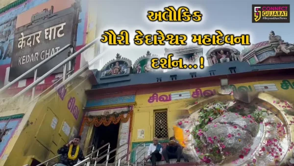 વારાણસી : ગૌરી કેદારેશ્વર મહાદેવ મંદિરમાં શિવલિંગમાં થાય છે,ગૌરી શંકર અને લક્ષ્મી નારાયણ સ્વરૂપના દર્શન